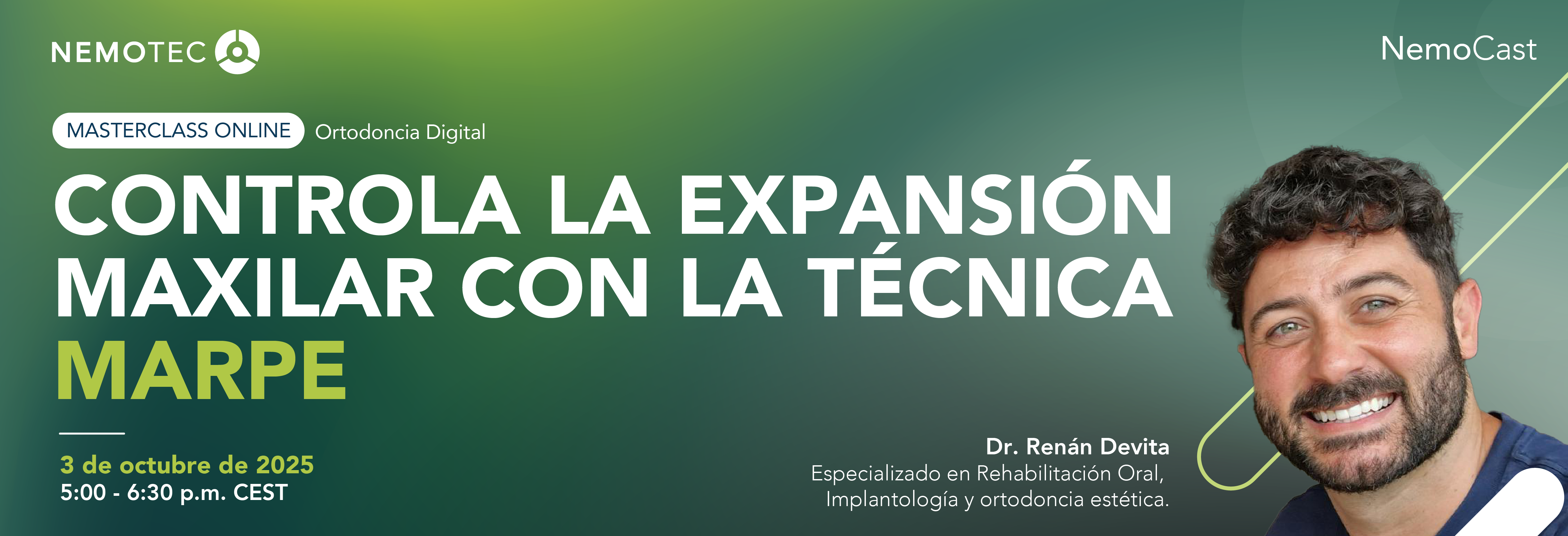 controla la expansion maxilar con MARPE