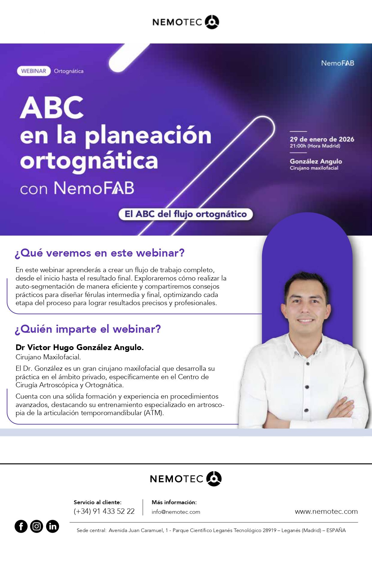 Programa Perfil Webinar Dr Victor Hugo